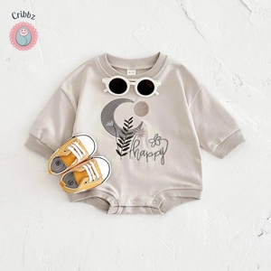 Floral Embroidery Baby Girl Bubble Romper