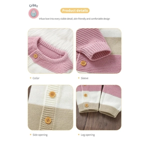 Cozy Knitted Baby Rompers for All Seasons
