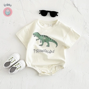 Dinosaur Print Baby Romper for Infants