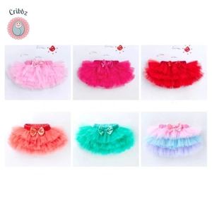 Rainbow Tulle Tutu Bloomers for Baby Girls