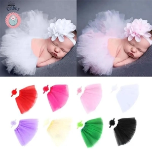Infant Tulle Tutu Outfit with Headband