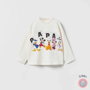 Cartoon Disney Long Sleeve Kids Sweatshirt