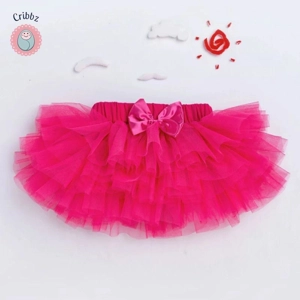 Rainbow Tulle Tutu Bloomers for Baby Girls