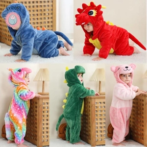Cozy Animal Kigurumi Pajamas for Toddlers
