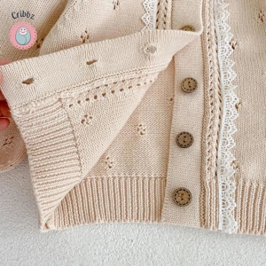 Ruffle Collar Baby Girl Knitwear