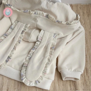Cute Rabbit Ears Baby Cardigan Jacket