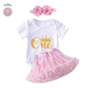 Baby Girls Tutu Outfit with Headband