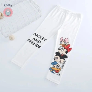 Disney Cartoon Girls Cotton Leggings Pants