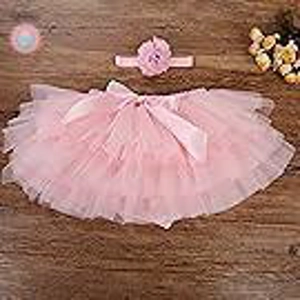 Baby Girls Rainbow Tulle Tutu Set