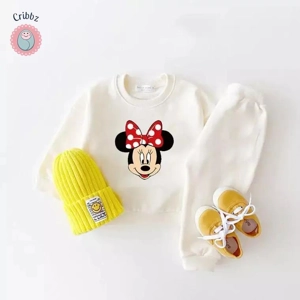 Minnie Mouse Cartoon Autumn Hoodie Set