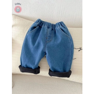 Cute Thicken Denim Jeans for Kids