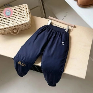 Winter Waterproof Down Pants for Kids