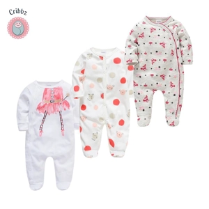Cotton Baby Jumpsuit Pajamas Set