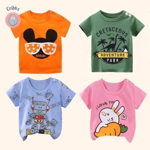 Kids Summer Cartoon T-Shirt for Boys and Girls