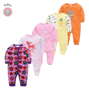 Soft Cotton Baby Sleepers and Rompers