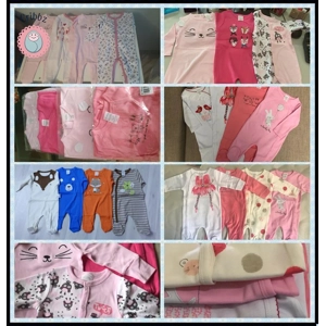 Cotton Baby Jumpsuit Pajamas Set