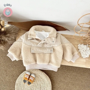 Baby Down Fleece Jacket with Buttons