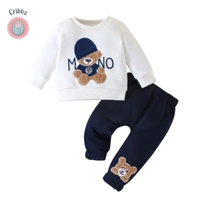 Cartoon Bear Toddler Clothing Set