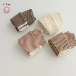 Infant Cotton Patchwork Leggings for Girls