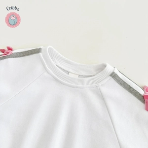 Spring Baby Girl Bow Romper