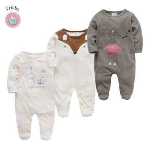 Cotton Baby Jumpsuit Pajamas Set