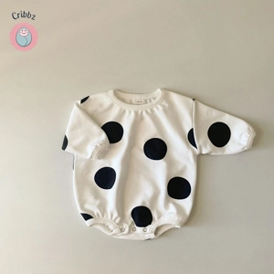 Korean Polka Dot Baby Romper Outfit