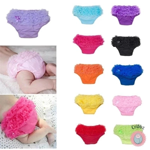 Baby Girl Cotton Bloomers Ruffled Panties