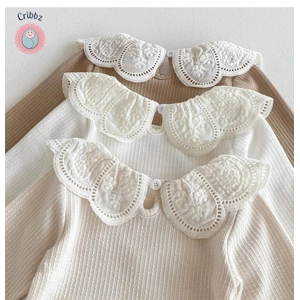 Lace Collar Long Sleeve Baby Top