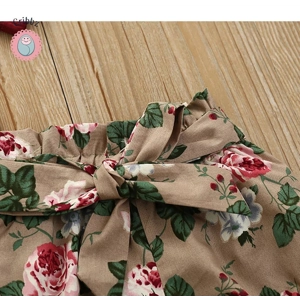 Summer Infant Girl Ruffle Romper Set