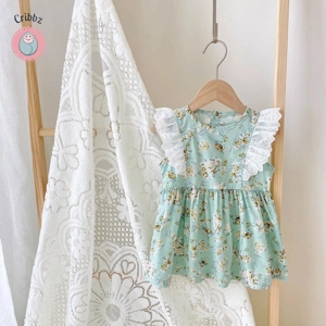 Summer Lace Flower Dress for Baby Girls