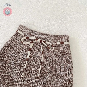 Newborn Knit Pullover and Shorts Set