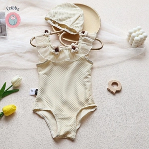 Floral One-Piece Swimsuit for Girls