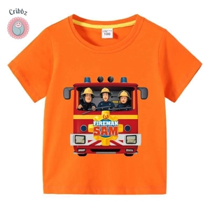 Fireman Sam Kids Short Sleeve T-Shirt
