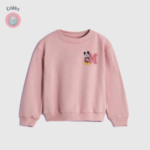 Cute Minnie Printed Baby Girl Hoodie