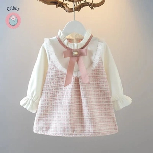 Vintage Princess Ruffle Baby Girl Dress