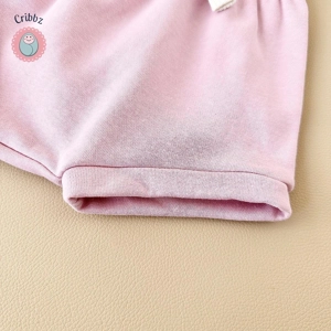 Cartoon Wave T-shirt and Beach Shorts Set