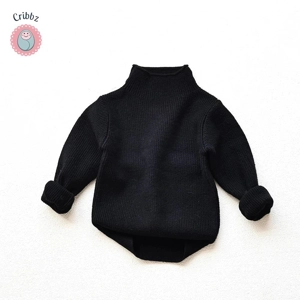 Autumn Turtleneck Knit Sweater for Kids