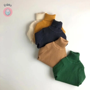 Stylish Turtleneck Knitwear for Kids