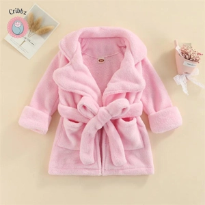 Cozy Plush Bathrobe for Toddlers