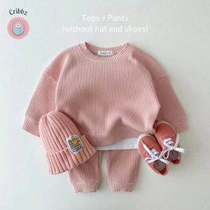Waffle Cotton Baby Boy Outfit