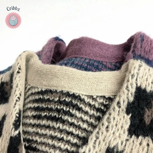 Leopard Print Knit Cardigan for Kids