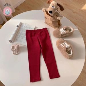 Casual Solid Color Toddler Leggings