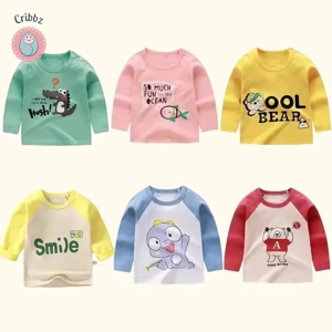 Kids Cartoon Long Sleeve Cotton Sweatshirt