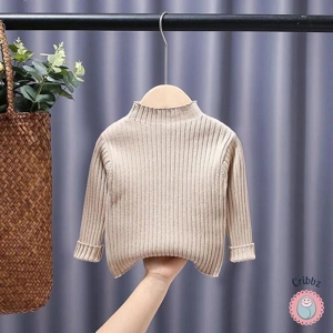 Childrens Half Turtleneck Knit Pullover
