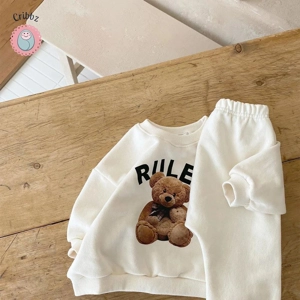 Childrens Bear Sweater and Pants Set