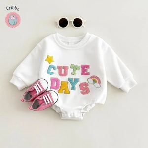 Baby Girl Cotton Bubble Romper