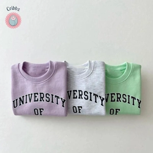 Toddler Letter Print Hoodies for Boys and Girls