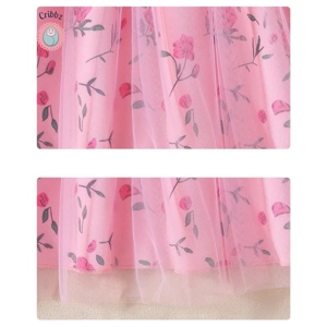 Trendy Floral Bow Dress for Girls