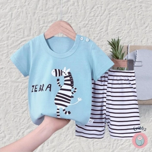 Cotton Dinosaur Kids Pajama Set