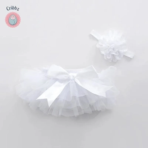 Baby Girls Rainbow Tulle Tutu Set